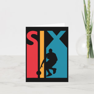 6. Geburtstagsgeschenk Sechs Vintagen Bysketbyll 6 Karte