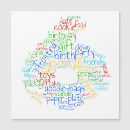 6. Geburtstagskarte Magnetkarte