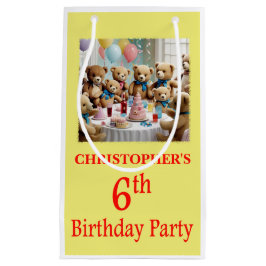 6. Geburtstagsparty Teddy Bears Party Kleine Geschenktüte