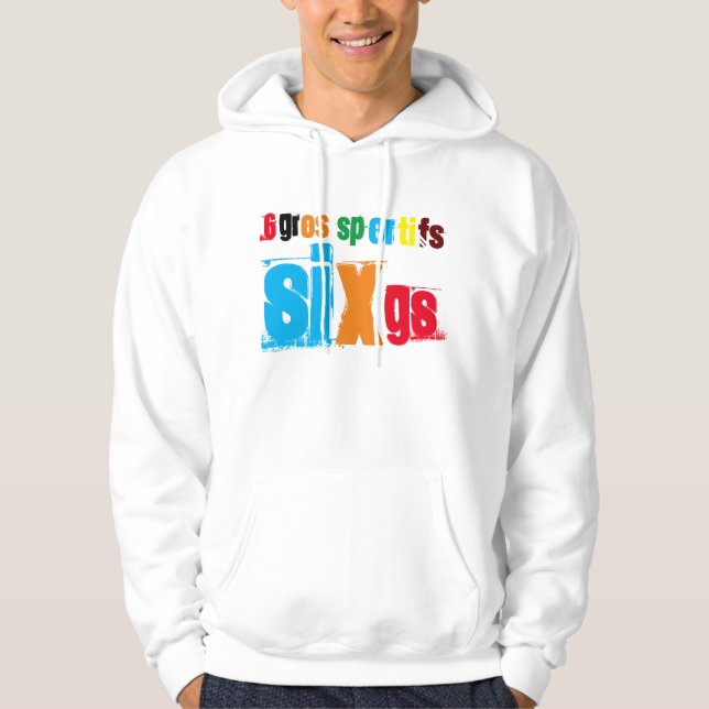 6 GROSSE SPORTLER HOODIE (Vorderseite)