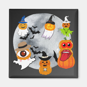 6 halloween magnet