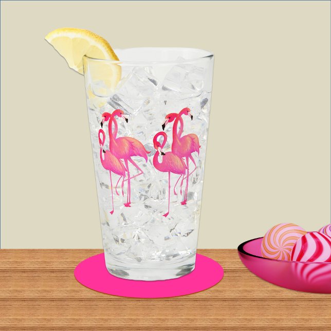 6 Hellrosa Flamingos Glas (Von Creator hochgeladen)