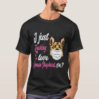 6 Ich liebe Deutsche Schäferhunde OK Deutsche Schä T-Shirt