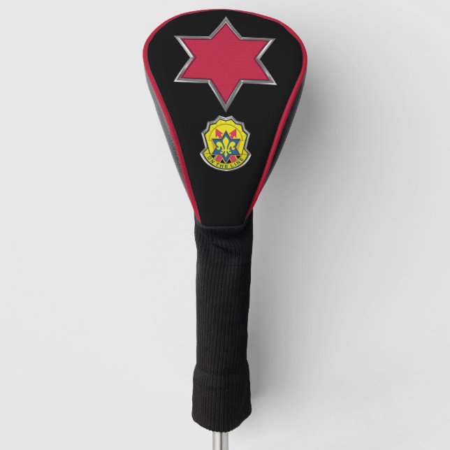 6. Infanterieabteilung "Red Star" Golf Head Cover Golf Headcover (Vorderseite)
