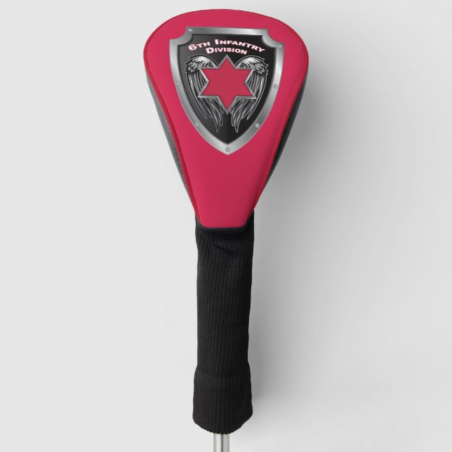 6. Infanterieabteilung "Red Star" Golf Head Cover Headcover (Vorderseite)