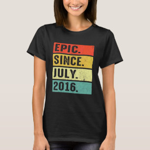 6 Jahre alt Epic Seit Juli 2016 6. Geburtstag T-Shirt