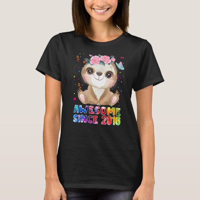 6 Jahre alter Schlamm Phantastisch seit 2016 6. Ge T-Shirt (Vorderseite)