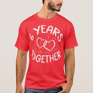 6 Jahre Gemeinsam 6. Liebe Jubiläum Happy Husban T-Shirt