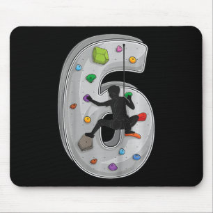 6-jähriger klettert beim 6. Geburtstag Abenteuer C Mousepad