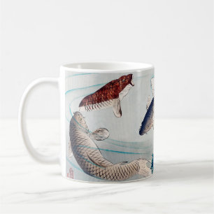6 Karpfen Schwimmen von Yoshitoshi Kaffeetasse