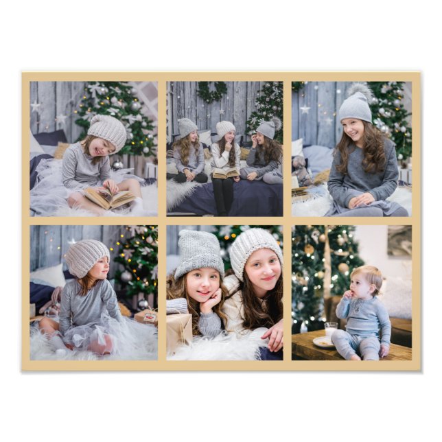 6 Kids Foto Shootgalerie Display Beige (Vorne)
