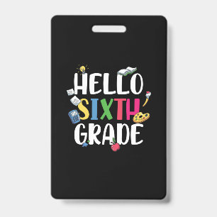 6. Klasse Lehrer Hallo 6. Klasse Ausweis
