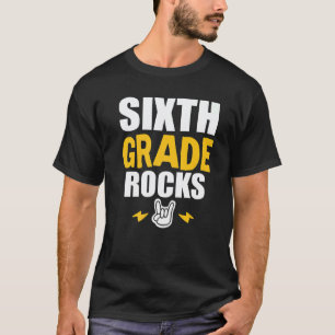 6. Klasse rockt Zurück zur Schule Musiklehrer Stu T-Shirt
