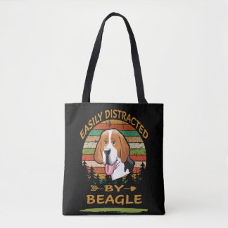 6 Leicht vom Beagle abgelenkt Tasche