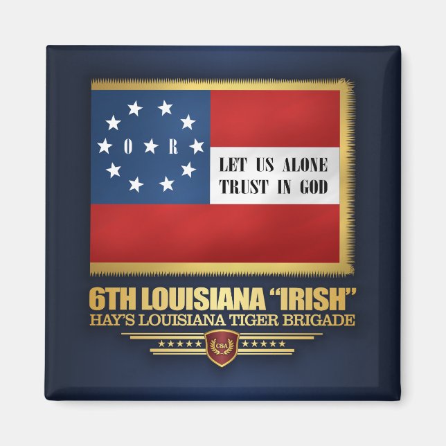 6. Louisiana "Irish" Infanterie Magnet (Vorne)