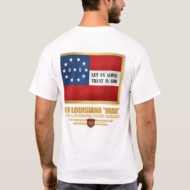 6. Louisiana "Irish" Infanterie T-Shirt (Rückseite)