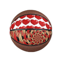 6" MINI BASKETBALL MIT HERZ FÜR EIN SCHWIMMBAD