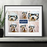 6 Minimalistischer Collage Name - Farbe bearbeiten