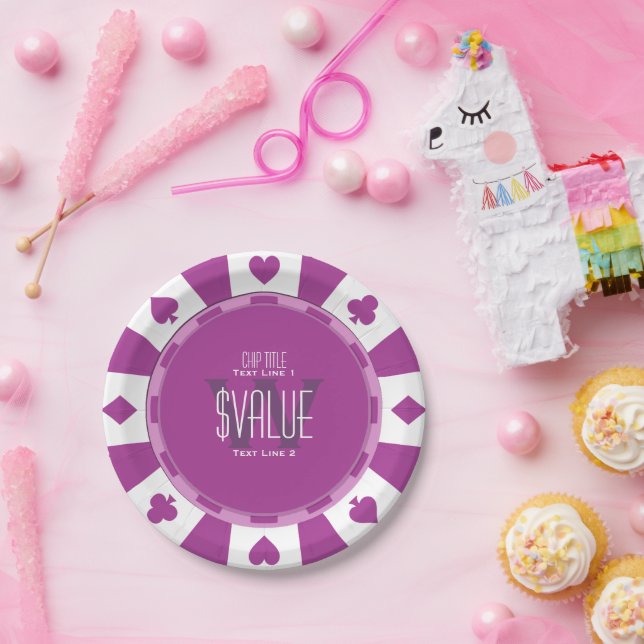 6 Möglichkeiten zur Personalisierung Ihres klassis Pappteller (Party)