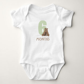 6 Monate Mama Bär und Baby Baby Strampler