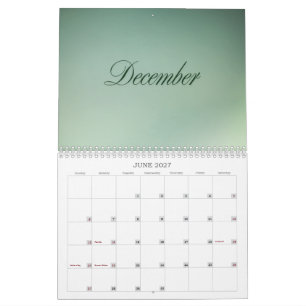 6-Monats-Spiral-Wandkalender (Juli–Dezember 2026) Kalender