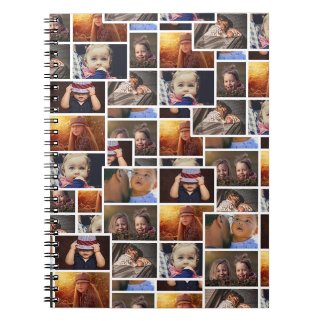 6 Muster für das Foto der FotoCollage Family Notizblock (Vorderseite)
