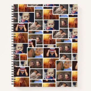 6 Muster für das Foto der FotoCollage Family Notizbuch