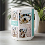 6 Name der Fotocollage Minimalistisch - Farbe bear Kaffeetasse<br><div class="desc">Verwenden Sie Ihre quadratischen Instagram Fotos für die besten Ergebnisse! UM DEN HINTERGRUND ZU ÄNDERN - klicken Sie auf den Bereich "Anpassen" oder "Erweitert" und wählen eine Farbe im Farbwähler aus. Ein künstlerischer Weg,  um Ihre besten Foto-Sharing-Bilder anzuzeigen.</div>