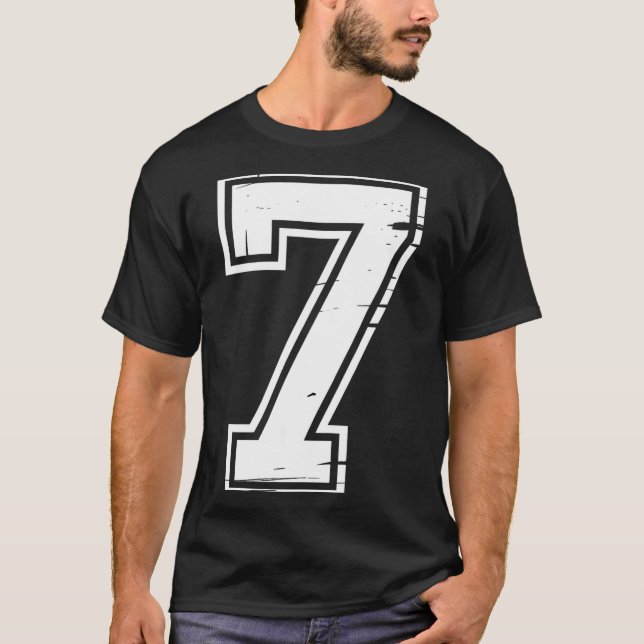 6 Number 67 Six Seven Meme  T-Shirt (Vorderseite)