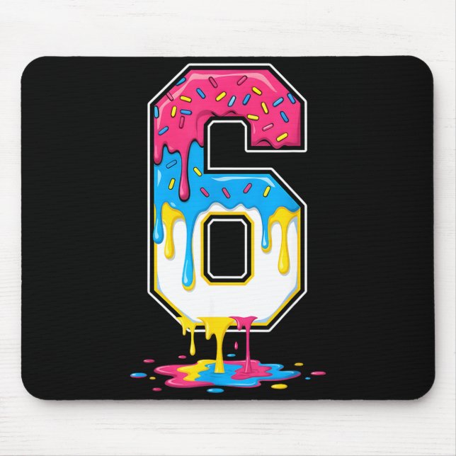 6 Number Seven Team Srts Ice Cream Drip Matching V Mousepad (Vorne)