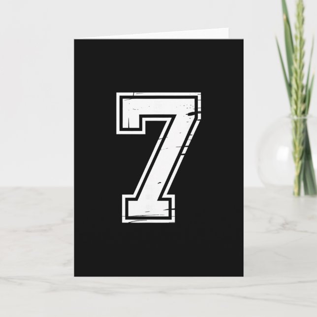 6 Nummer 67 Six Seven Meme  Karte (Vorderseite)