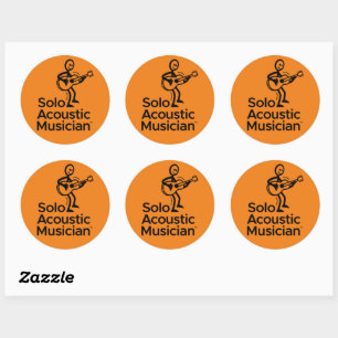 6 Pack de Stickers SAM ronds 3" Diamètre