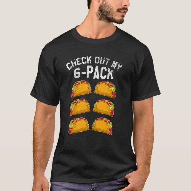 6 Pack Fitness Taco Mexican Gym Top für Taco 1 (Vorderseite)