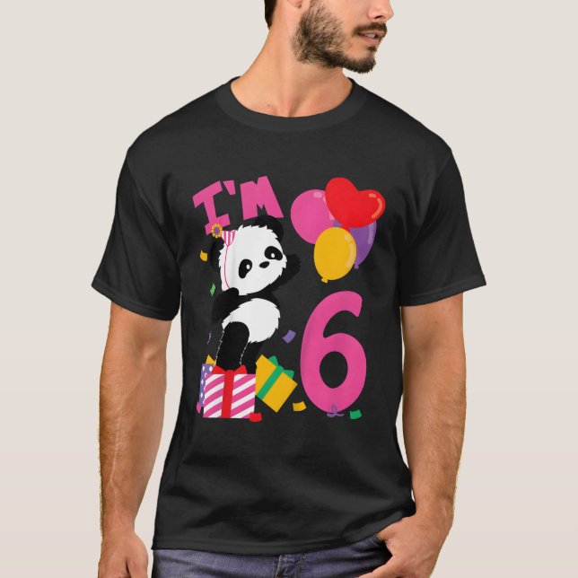 6 Panda T-Shirt (Vorderseite)