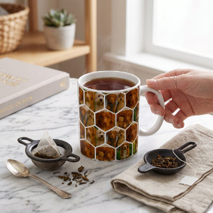 6 Personalisierte Vorlage für FotoCollage Kaffeetasse