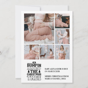 6 Photo Arbre de Noël Grossesse Faire-part