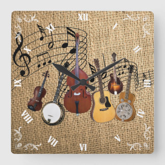 6 PIECE BAND QUADRATISCHE WANDUHR