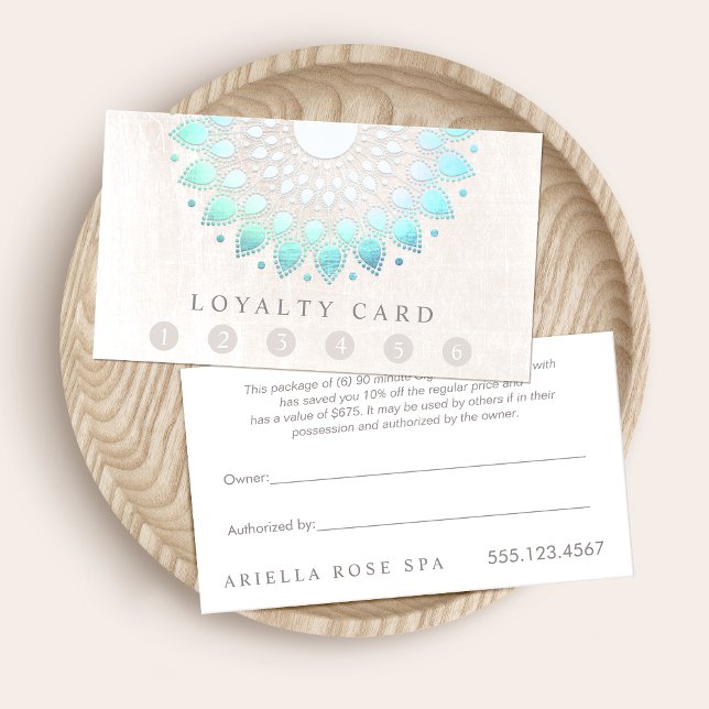 6 Punch Customer Loyalty Massage Wellness-Center L Treuekarte (Von Creator hochgeladen)