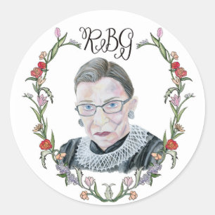 6 RBG-Aufkleber Runder Aufkleber