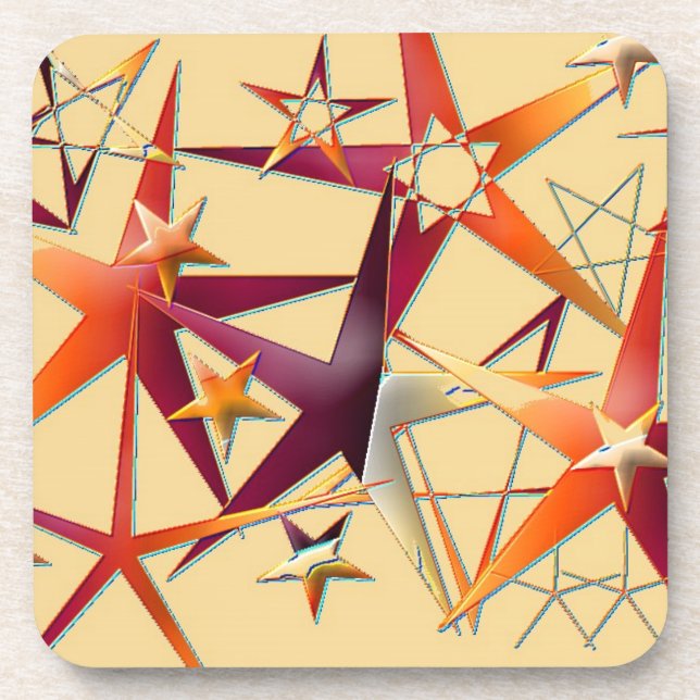 6 Satz Untersetzer, ursprünglicher Entwurf Untersetzer (Vorderseite)