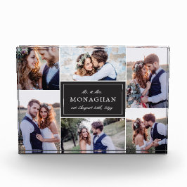 6 Schwarzes der Foto-Collagen-| Fotoblock