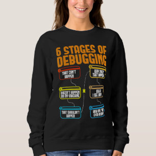 6 Stufen des Debuggens von Full-Stack-Coder-Softwa Sweatshirt