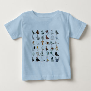 6 Tauben-Zucht Baby T-shirt