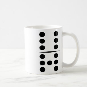 6 und 7 Domino-Kachel Lustige Gruppe 67 Dominos Ko Kaffeetasse