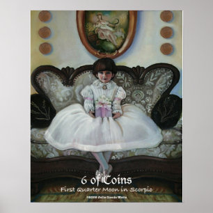 6 von Münzen Poster