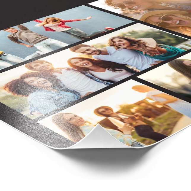 6 Vorlage für FotoCollage personalisieren Fotodruck (Ecke)
