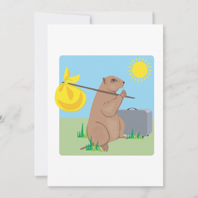 6 Wochen Urlaub Einladung (Vorderseite)