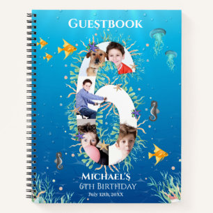 6e anniversaire Under the Sea Photo Livre d'or