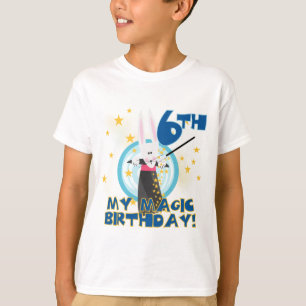 6èmes T-shirts et cadeaux d'anniversaire de magie