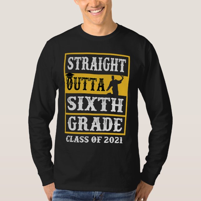 6th Grade Graduation  For Girls Her Students Frien T-Shirt (Vorderseite)
